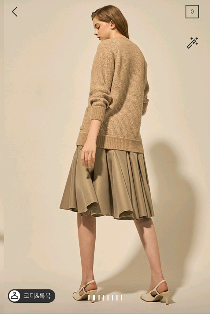 랑방 인기 실크 블렌드 꽃잎 스커트 44사이즈 파격가에 정리합니다 가격확내림 (랑방,마인,타임,더캐시미어) 이미지