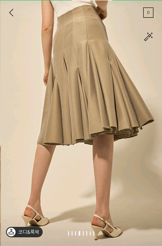 랑방 인기 실크 블렌드 꽃잎 스커트 44사이즈 파격가에 정리합니다 가격확내림 (랑방,마인,타임,더캐시미어) 이미지