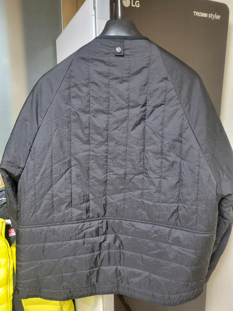 타임옴므/블랙 퀼팅 점퍼/100 이미지