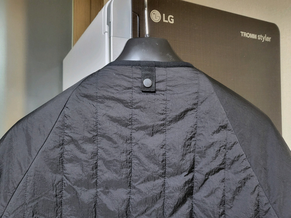 타임옴므/블랙 퀼팅 점퍼/100 이미지