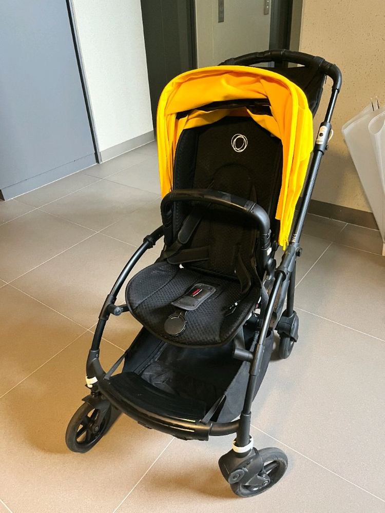 부가부 비6 절충형 유모차 옐로우 풀세트 이미지