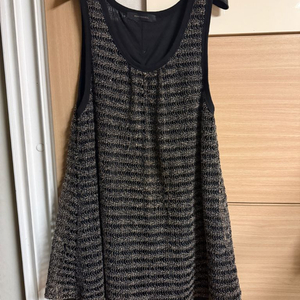 rhynnel 그물 조직감 레이어드 나시 이미지