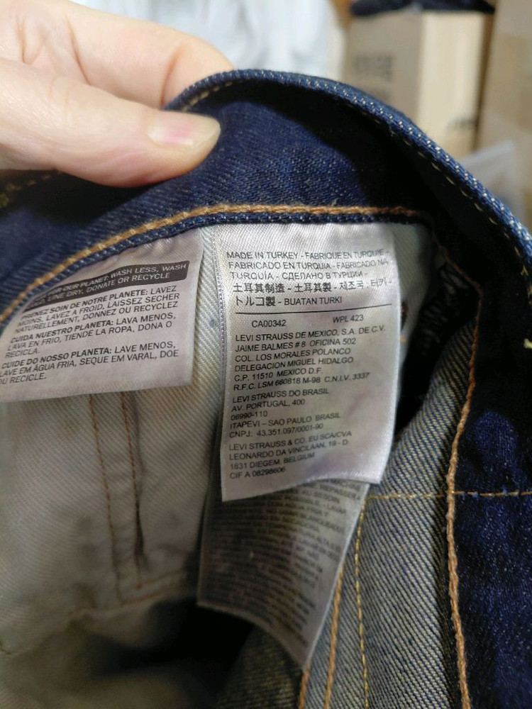 [리바이스501]1963 클래식 스트레이트핏 데님 청바지 30사이즈 이미지