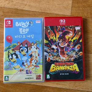 닌텐도 스위치 동킹콩 바난자, 블루이 게임 팝니다 이미지