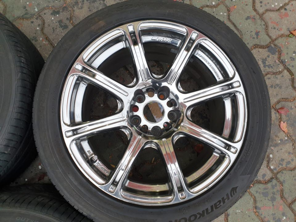 17인치 하이옵셋 정품 크롬 5홀 휠타이어 그렌져TG 오피러스 YF소나타 K5 LF소나타 이미지