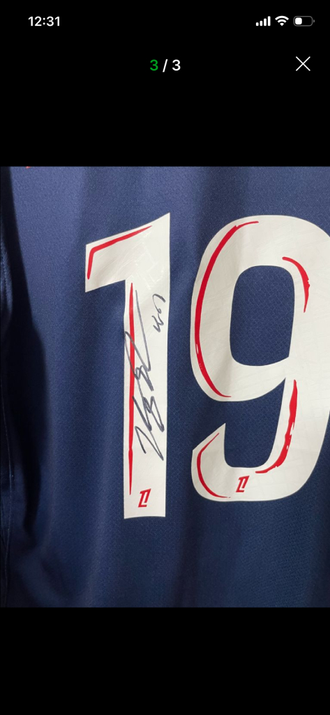 이강인 친필 싸인 유니폼--2