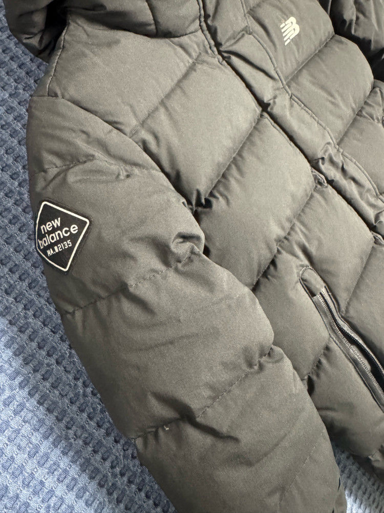 뉴발란스 키즈 롱패딩 블랙 110--1