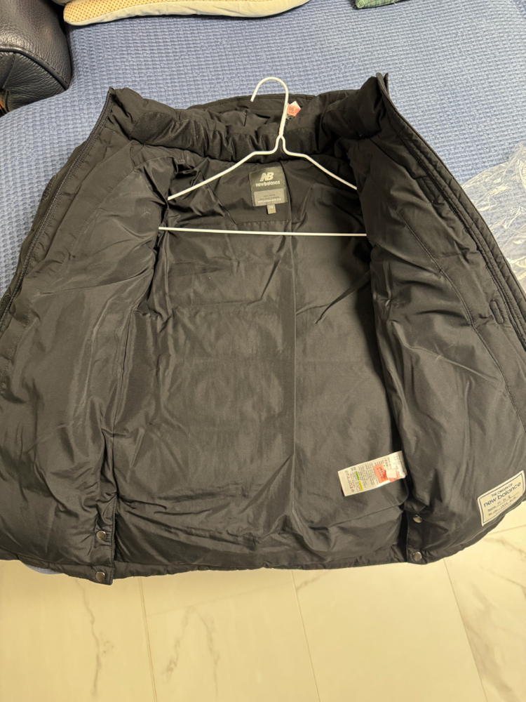 뉴발란스 키즈 롱패딩 블랙 110--4