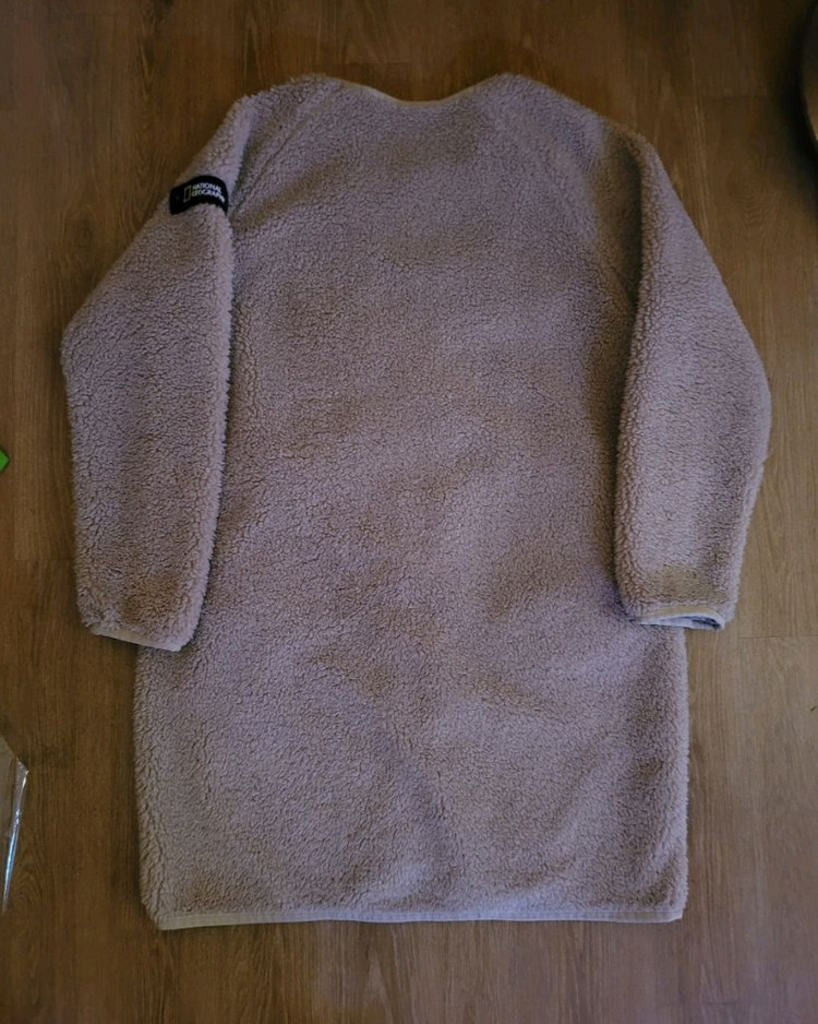 네셔널지오그래픽 뽀글이 롱 풀집업 M 새상품급 이미지