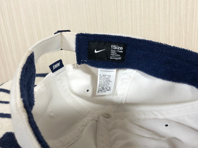 나이키 테니스코트 모자/캡(화이트) 이미지