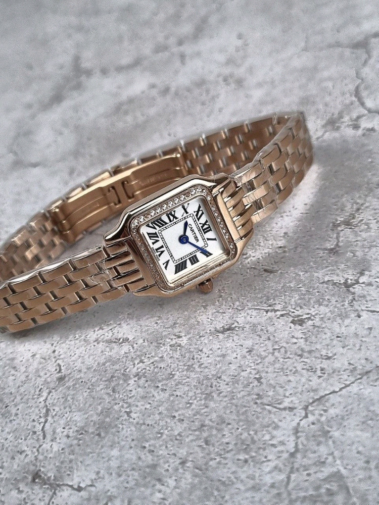 까르띠에 팬더 드 까르띠에 워치 로즈골드 다이아 이미지