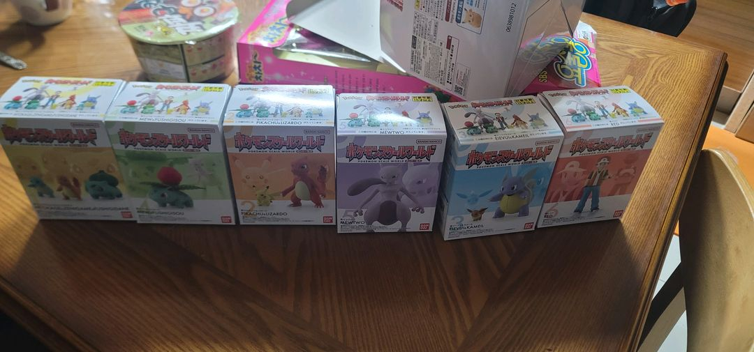 반다이 포켓몬 스케일 월드 관동지방 (6종) 이미지