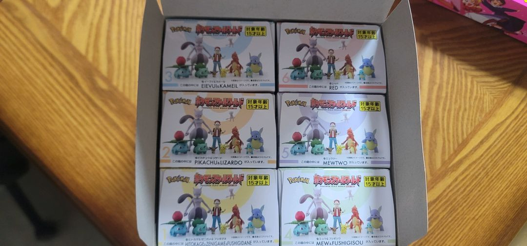 반다이 포켓몬 스케일 월드 관동지방 (6종) 이미지