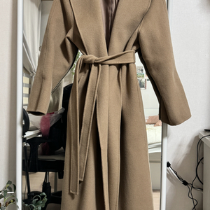 울100 숄카라 핸드메이드 롱코트