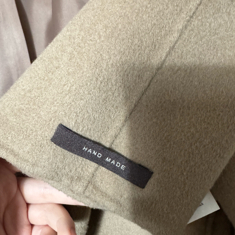 울100 숄카라 핸드메이드 롱코트--3