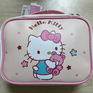 산리오 헬로키티 핑크색 화장품 파우치 가방 새상품 이미지