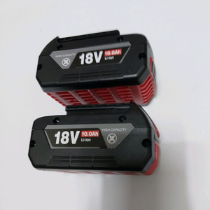 보쉬18V배터리 10AH2개