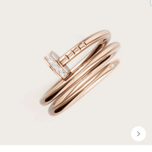 까르띠에 저스트앵끌루 로즈골드 더블링 52호 새상품 이미지