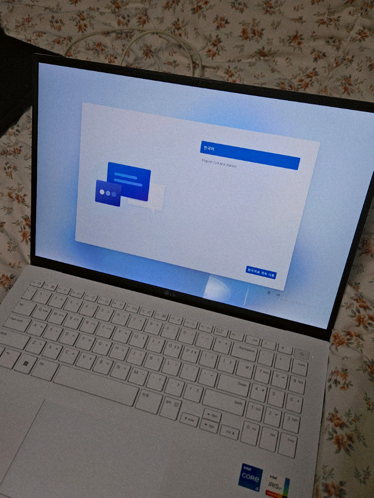 LG그램 16인치(16ZD95P-GX56K , 화이트, 1TB) 팝니다. 이미지