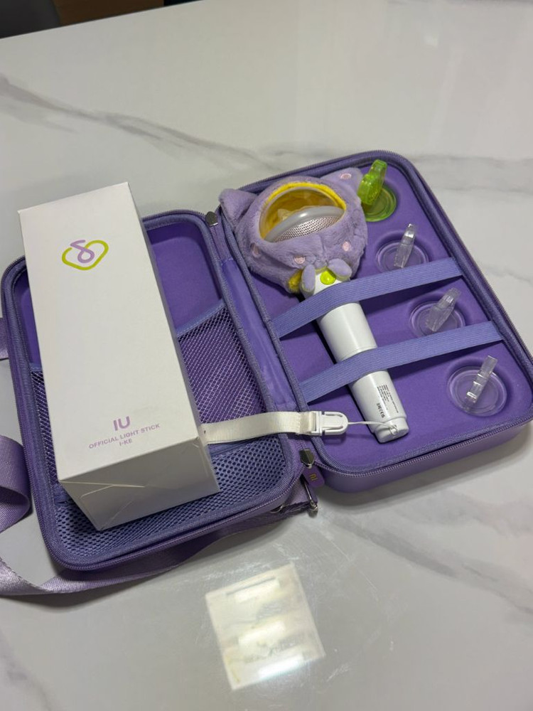 아이유 응원봉 아이크 ver3 + 파우치 +에일이언 파츠2세트 + 커버 이미지