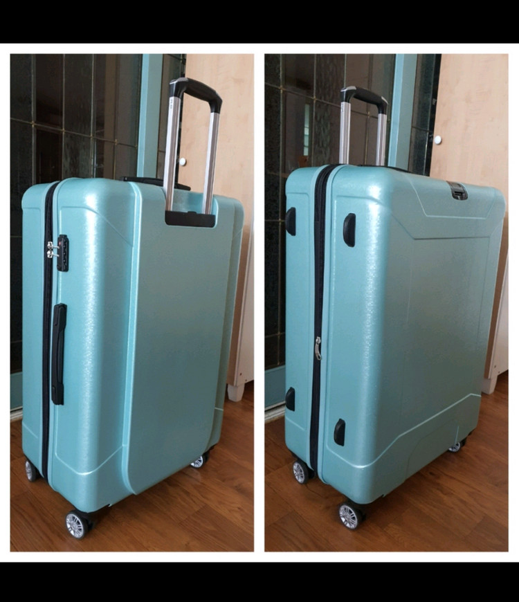 대형케리어4륜바퀴부드럽게잘됨비번장치확대지퍼있음하드케이스저렴히5만원 이미지