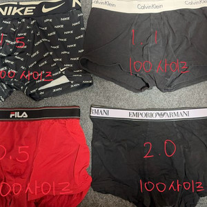 남성 드로즈 팬티 세트 이미지