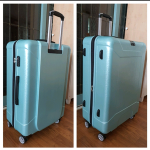 대형케리어4륜바퀴부드럽게잘됨비번장치확대지퍼있음하드케이스저렴히4만원 이미지