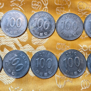 2010년 100원 동전 10개세트