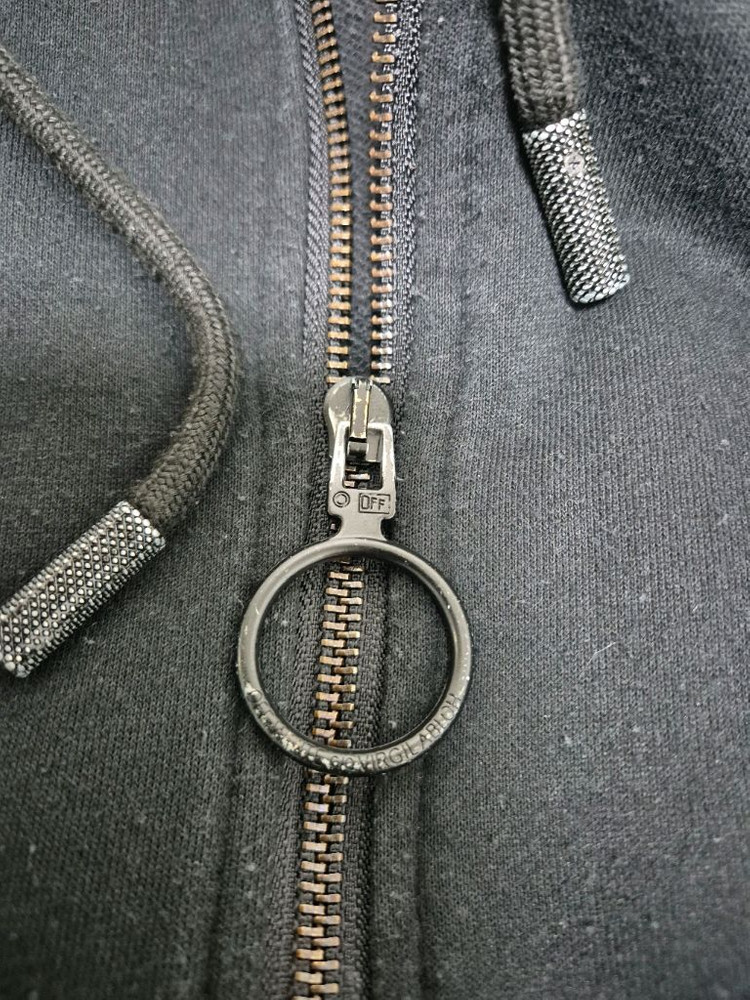 오프화이트 블랙 브러쉬 애로우 후드집업!최상품! 이미지