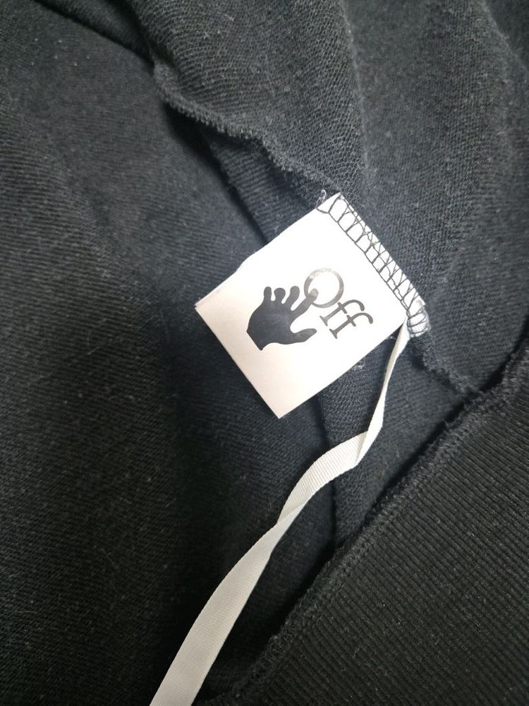 오프화이트 블랙 브러쉬 애로우 후드집업!최상품! 이미지