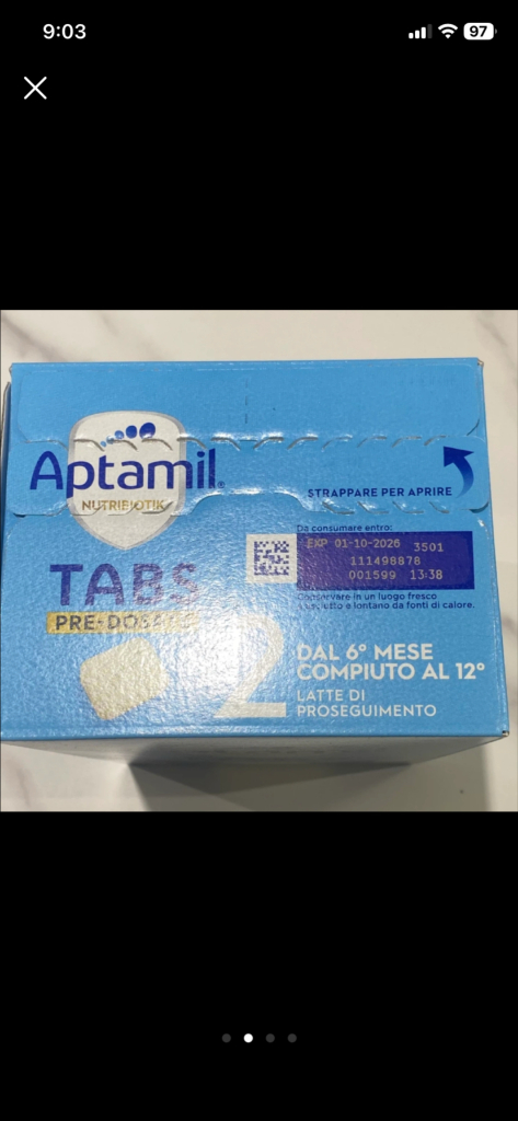 압타밀탭스 2단계 분유 새상품 이미지