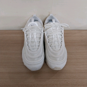 남성 나이키 에어맥스 97 트리플화이트 운동화 (255)