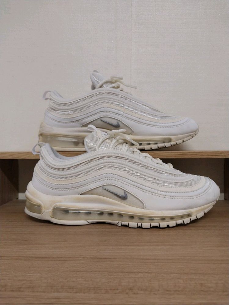 남성 나이키 에어맥스 97 화이트 운동화 (265) 이미지