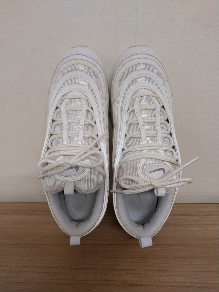 남성 나이키 에어맥스 97 화이트 운동화 (265) 이미지