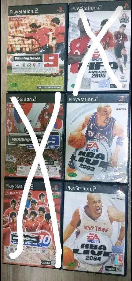 PS2 플스2 스포츠 위닝 FIFA NBA(사진확인요망) 이미지