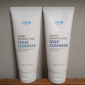 애터미 이브닝케어 폼클렌저 + 딥클렌저