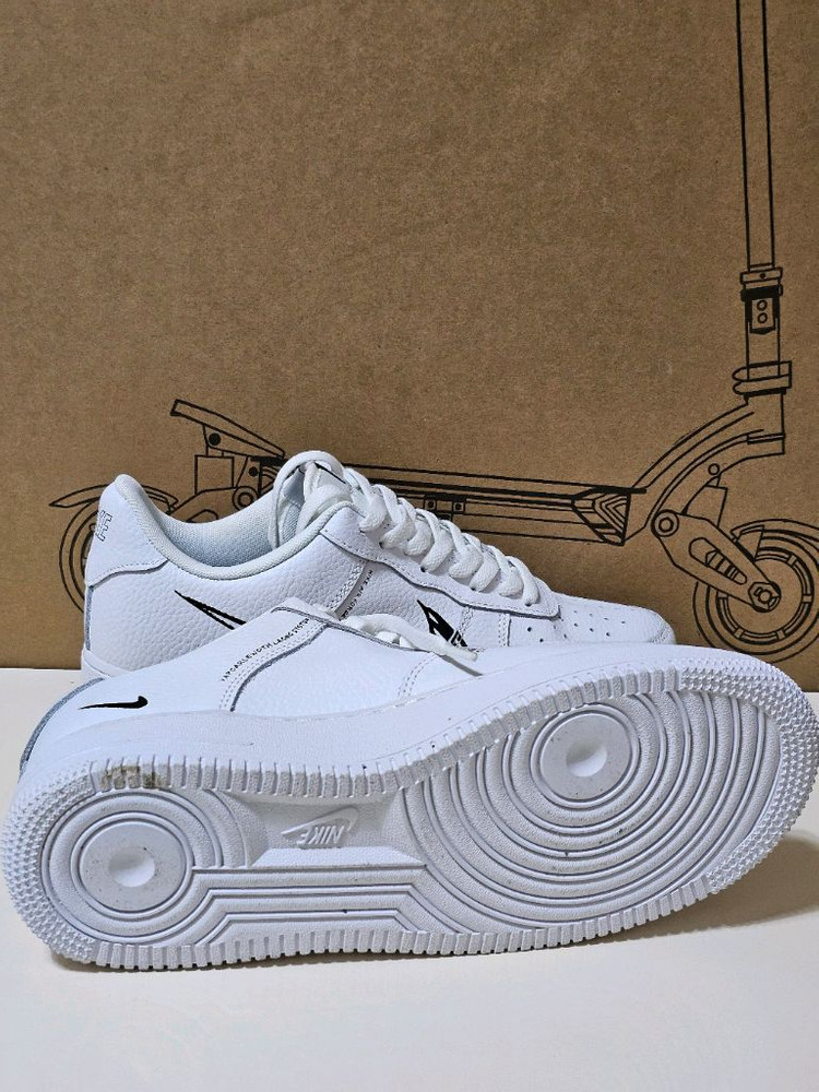 나이키 에어포스1 로우 스케치 화이트 블랙 (275) 이미지