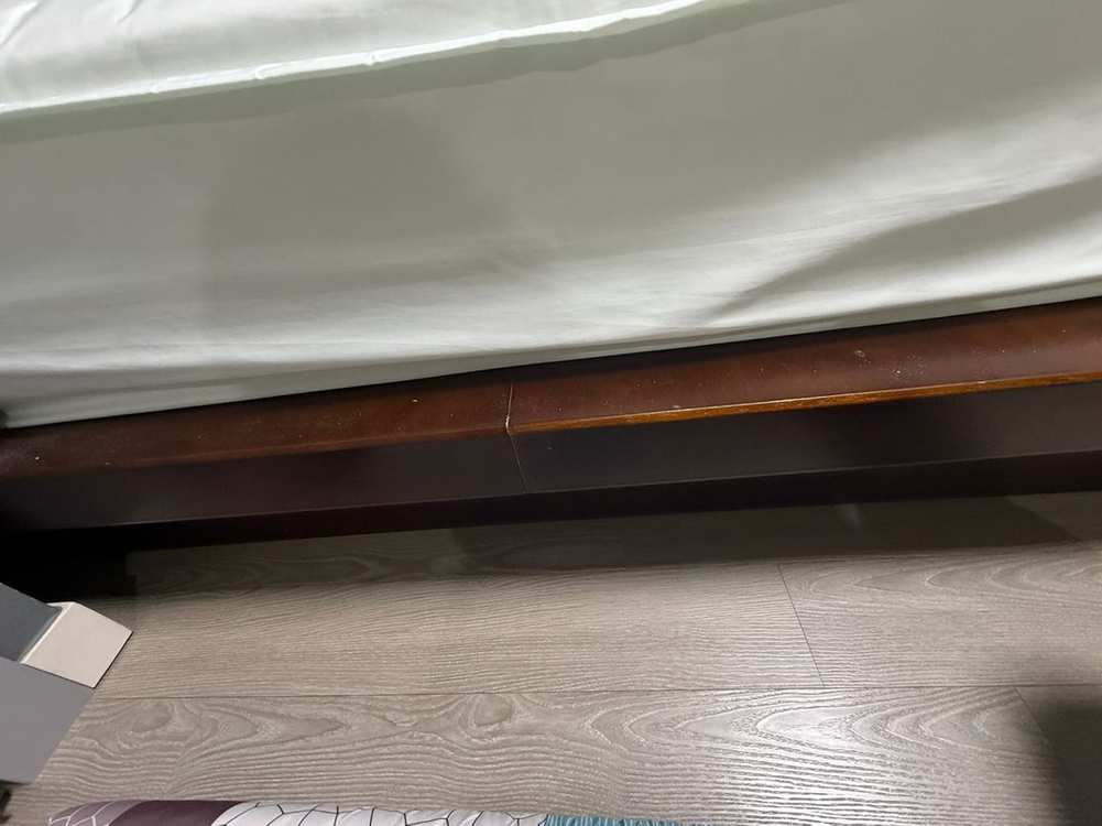 [목동.이사정리] 원목 퀸침대 매트리스+평상형 프레임 이미지