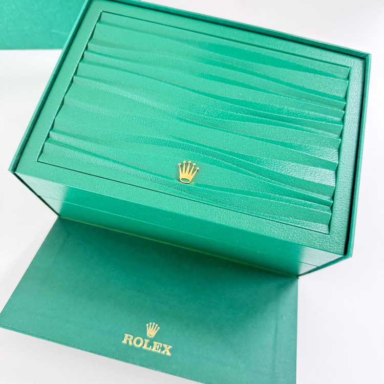 롤렉스 데이트저스트 로골(에버로즈) 36 슬레이트 바인덱스 이미지