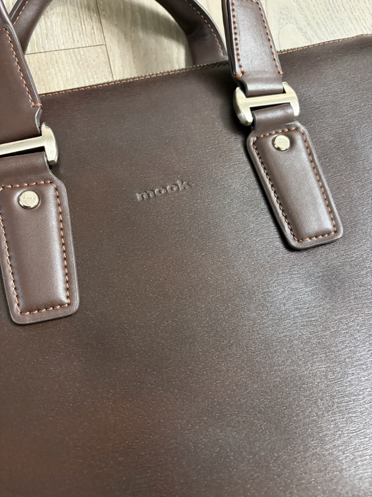 거의새것) 무크 소가죽 브라운 서류가방 이미지