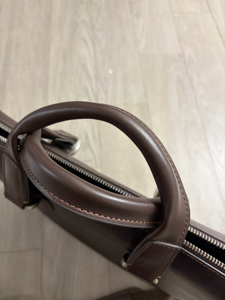 거의새것) 무크 소가죽 브라운 서류가방 이미지