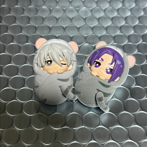 블루록 푸니토푸 후와후와 포대기 가챠 나기 레오 세트 이미지