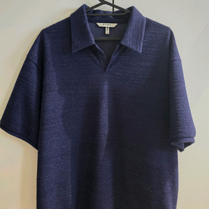 타임옴므 25SS 테리 하프 슬리브 네이비 [100] 이미지