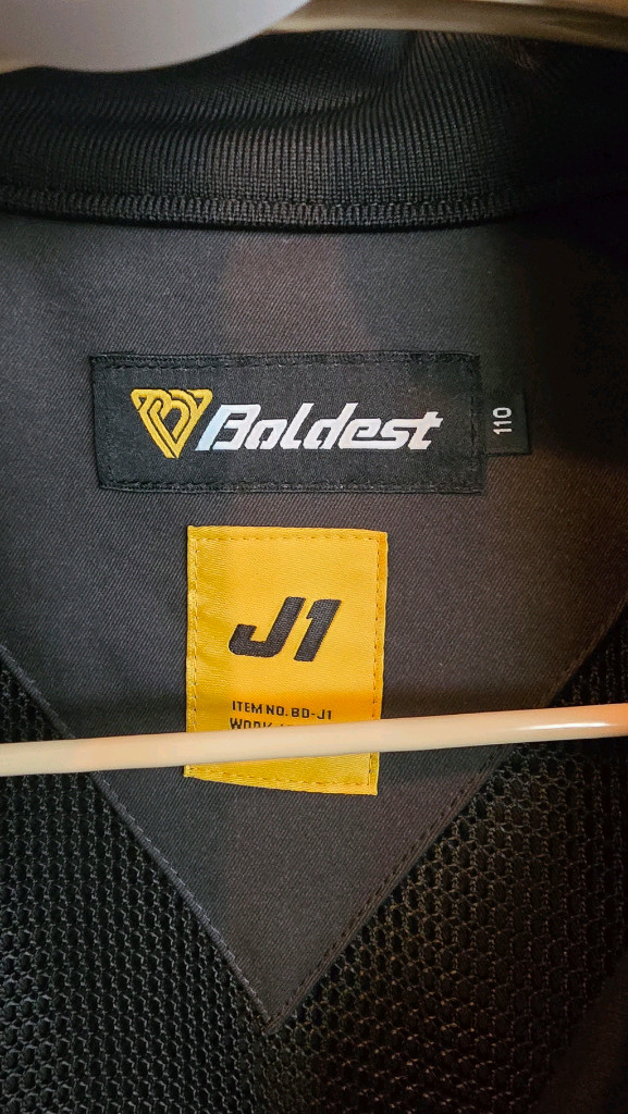 코오롱 볼디스트 Boldest J1 워크 자켓 블랙 110 근무복 작업복 이미지