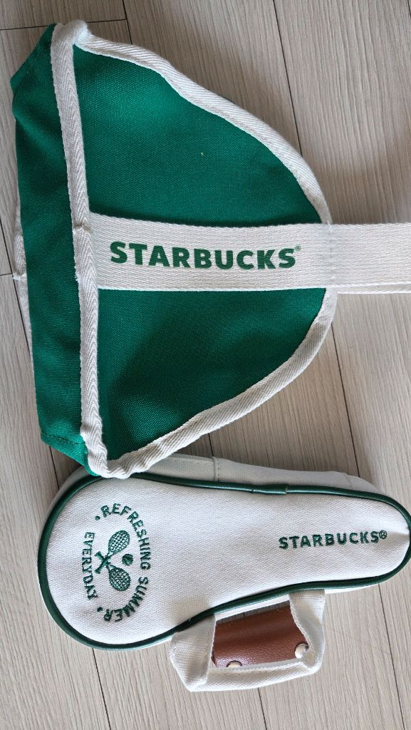 스타벅스 리유저블백.타포린백.부직포.가방 이미지