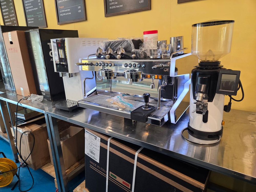 완벽 오버홀 사진참조,CO-03 NEO,(CIME-NEO) 씨메 네오 커피머신 세트,핫워터 디스펜서,전자동 그라인 이미지