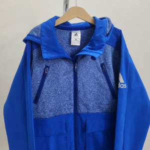 아디다스 키즈 바람막이 점퍼 블루 152 / 140-150 이미지