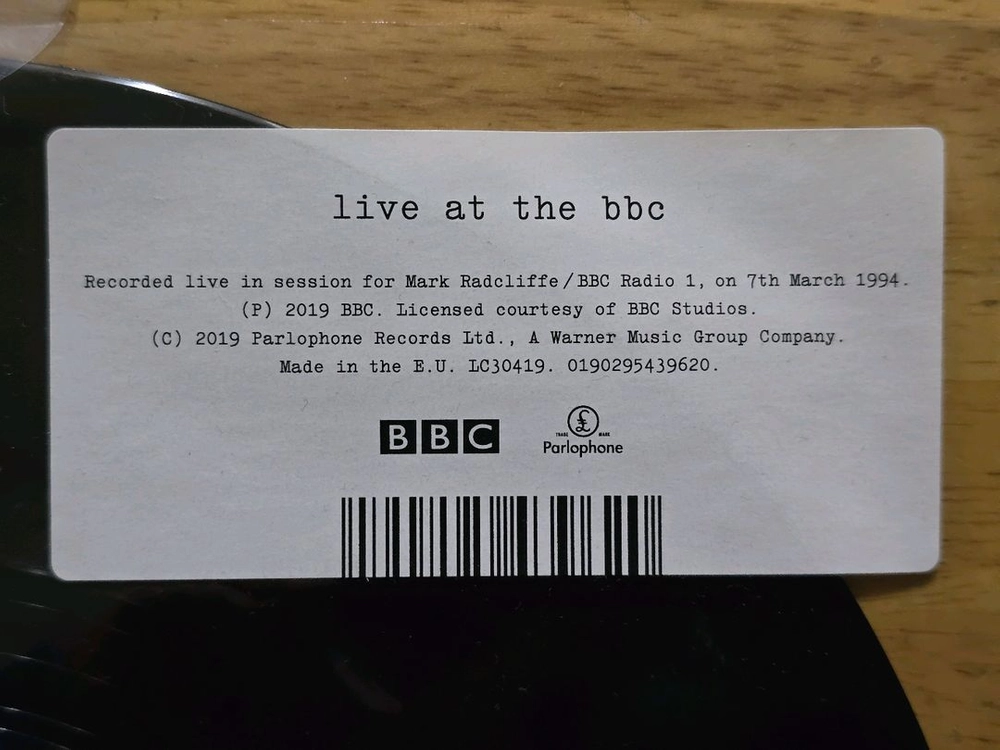 LP 레코드 Blur 블러 - Live At The BBC 이미지