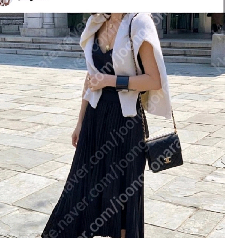 미니모어 장미니 언발 플리츠스커트 사이즈프리 이미지