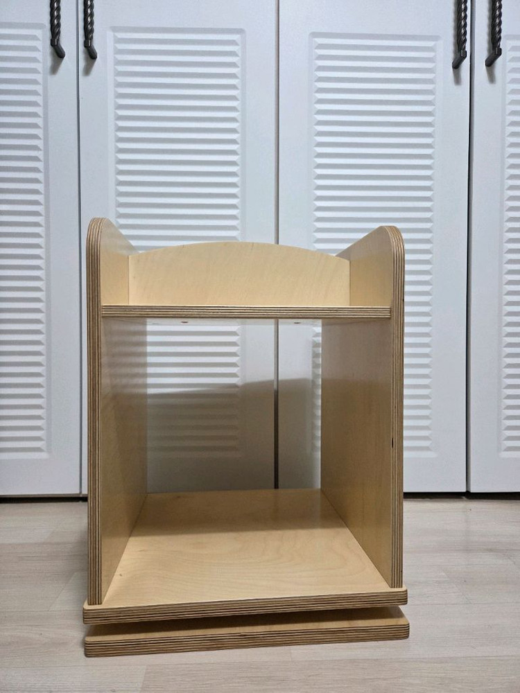 맘스보드 맘스퍼니처 2단 회전 책장 새상품 이미지